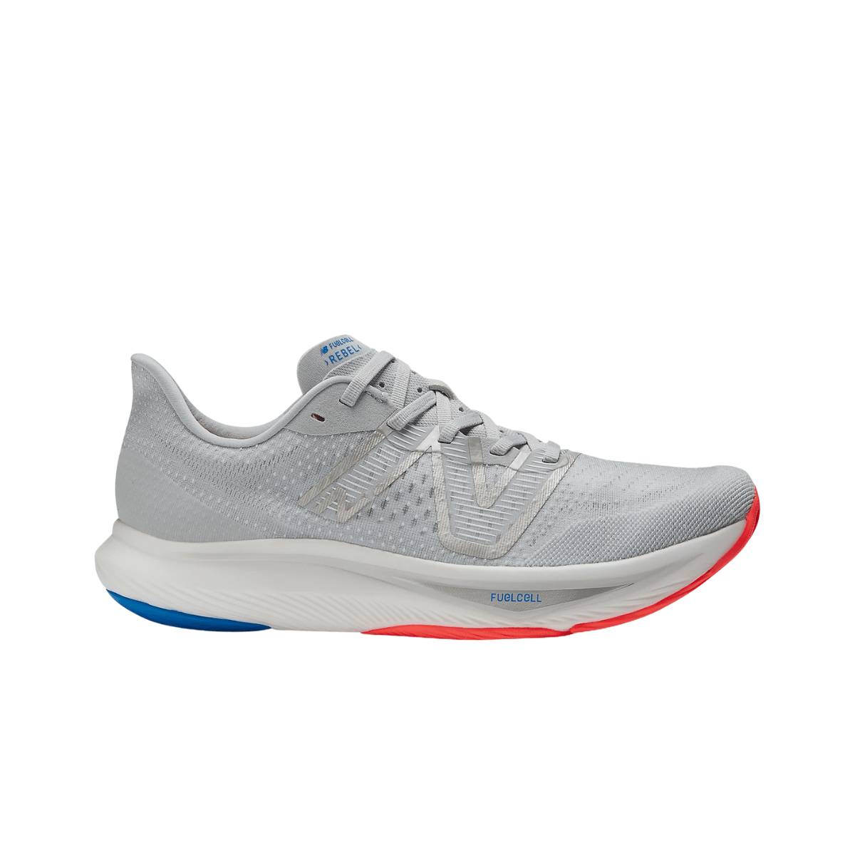 Scarpe New Balance FuelCell Rebel v3 Grigio Rosso AW22, Taglia 42 - EUR