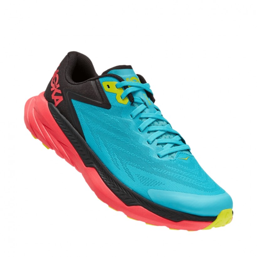 Shoes Hoka One One Zinal Blue Red AW22