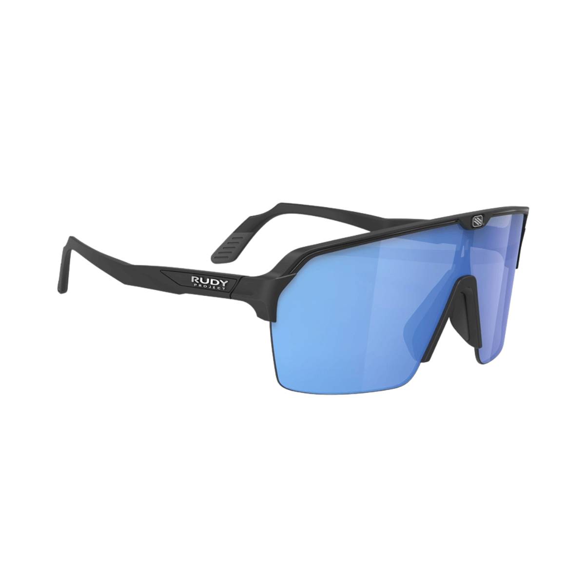 mit Brille günstig Kaufen-Schutzbrille Rudy Project Spinshield Air Blau Mattschwarz. Schutzbrille Rudy Project Spinshield Air Blau Mattschwarz <![CDATA[Spinshield Air Mattschwarz
 Leichtigkeit, weites Sichtfeld und avantgardistisches Design: Mit seinem breit abdeckenden Glas biete