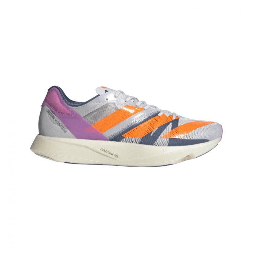 Shoes Adidas Adizero Takumi Sen 8 Grey Orange White AW22