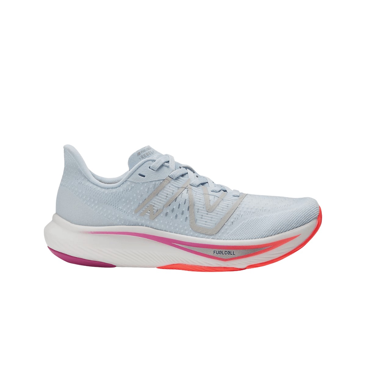 Schuhe New Balance FuelCell Rebel v3 Hellblau Rot AW22 Frau, Größe 37,5 - EUR