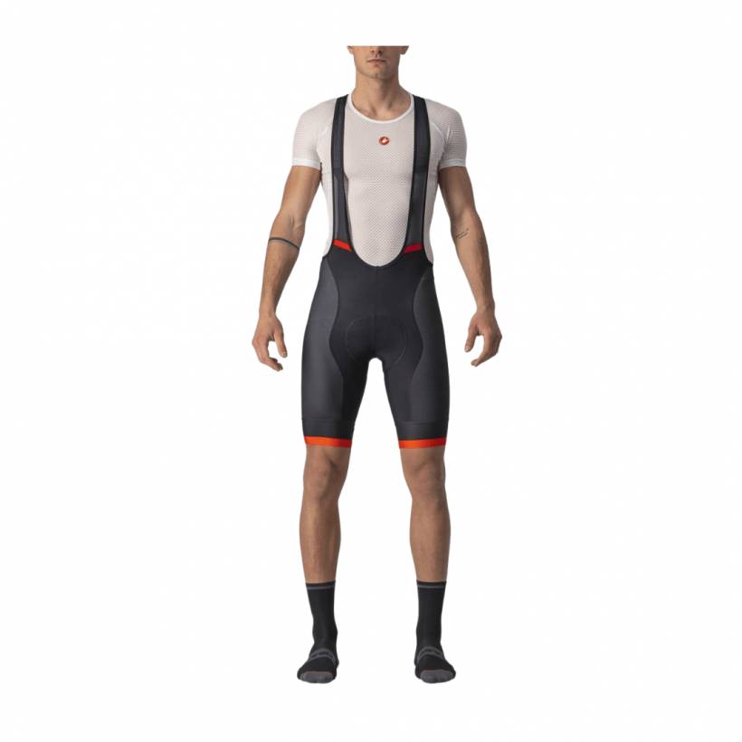 Bib short Castelli Competizione Kit Bibshort Black Red