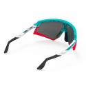 Rudy Project Defender Glasses Red Orange Light Blue
