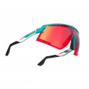 Rudy Project Defender Glasses Red Orange Light Blue