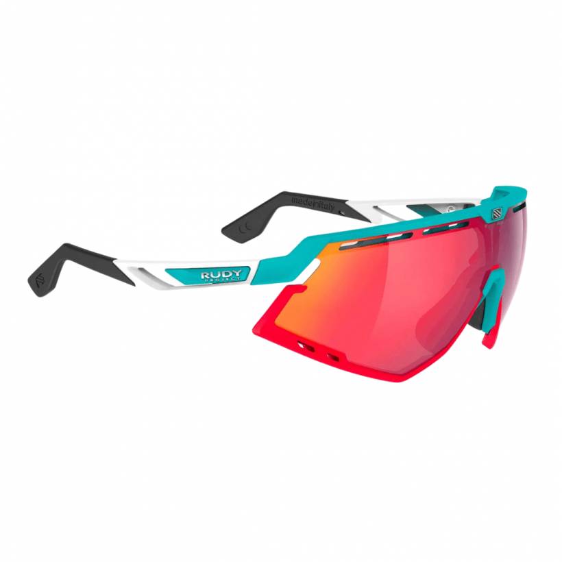 Rudy Project Defender Glasses Red Orange Light Blue