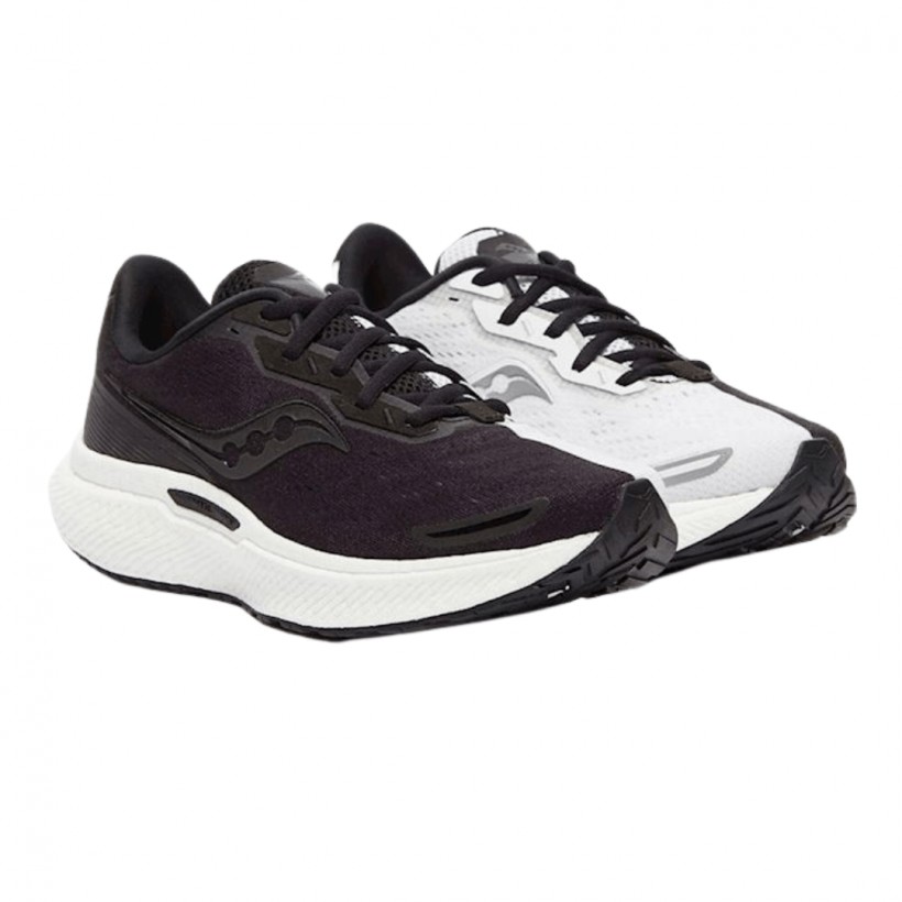 Saucony Triumph 19 Reflexion Schwarz Weiß AW22 Schuhe