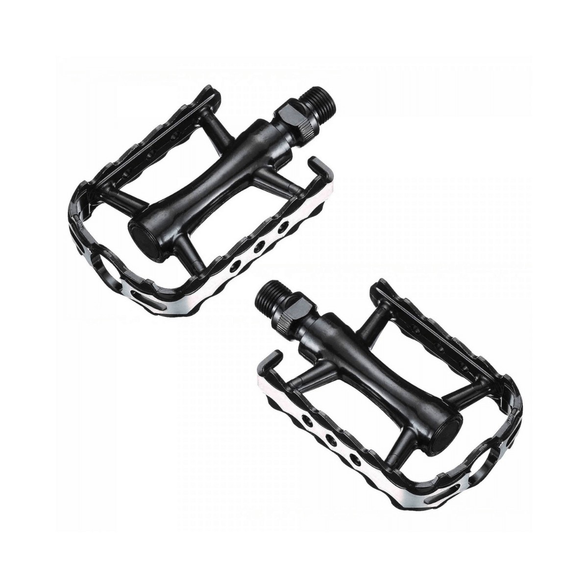 Pedals Krayton MTB Aluminium  - 9/16 - 101x64X23mm Black Silver