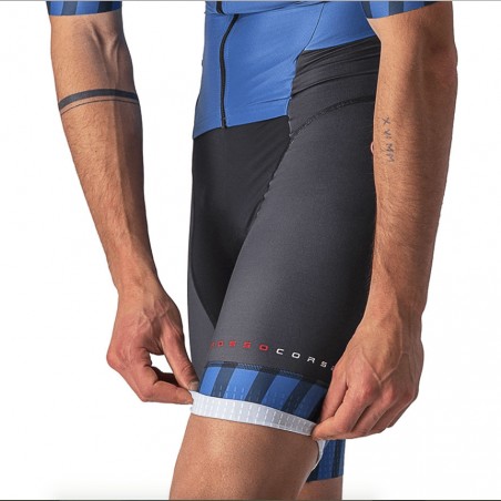 Suit Castelli Free Sanremo 2 Rosso Corsa Blue Lime Green