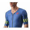 Suit Castelli Free Sanremo 2 Rosso Corsa Blue Lime Green