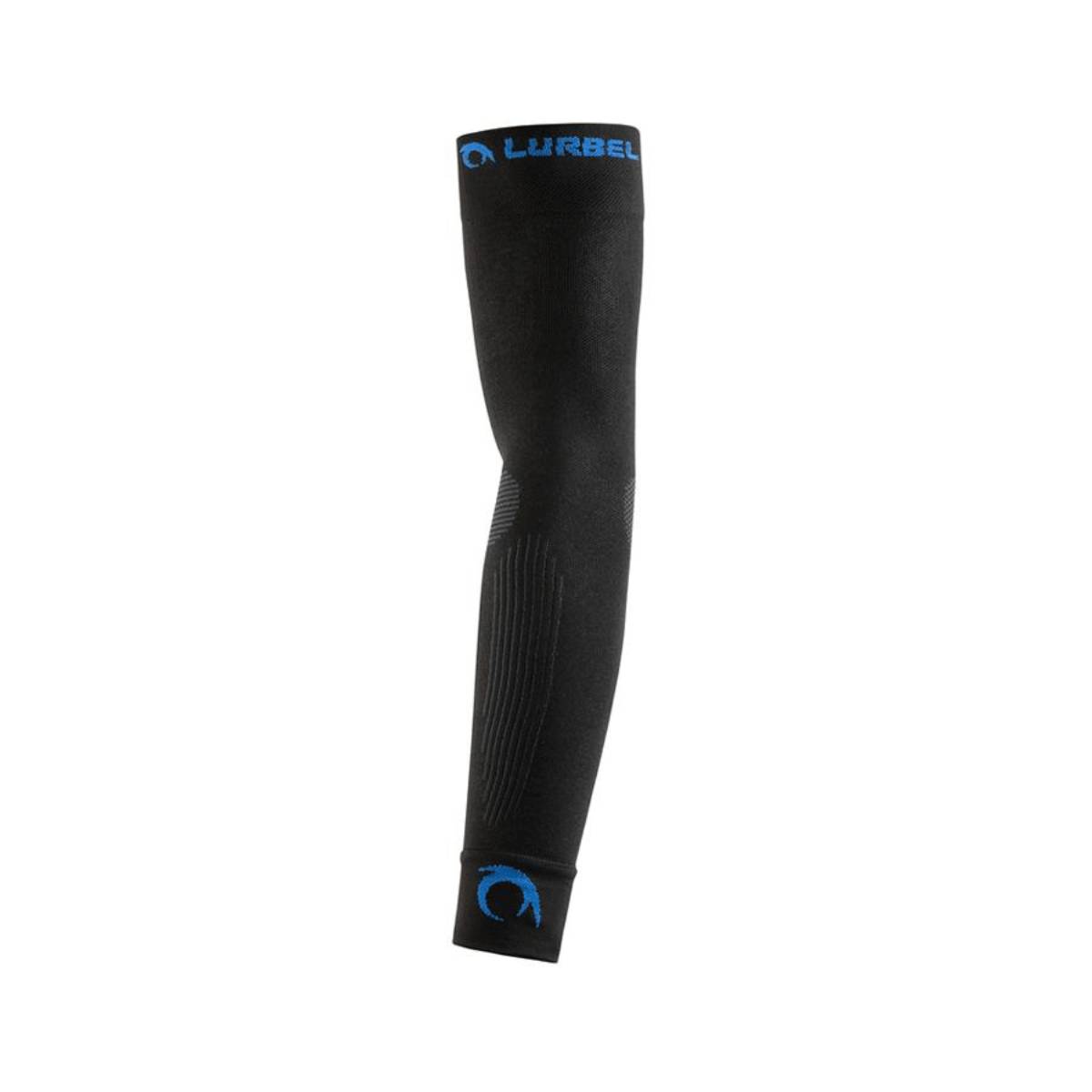 Lurbel Blue Compression Marathon Pro Sleeves Black Blue, Size S