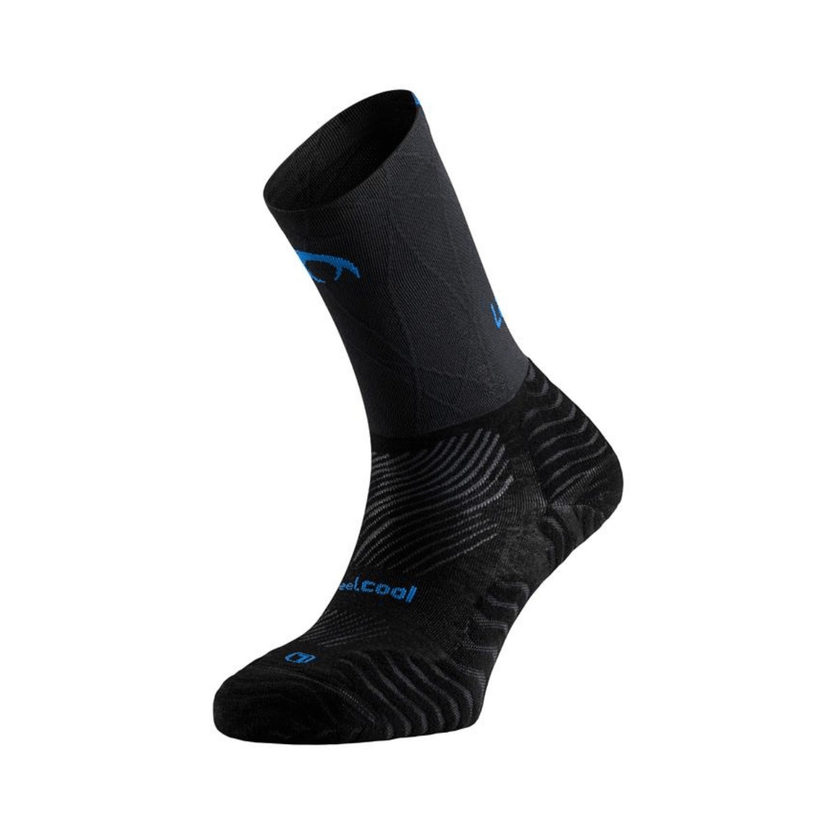 Calcetines Lurbel Road Pro Negro Azul, Talla S