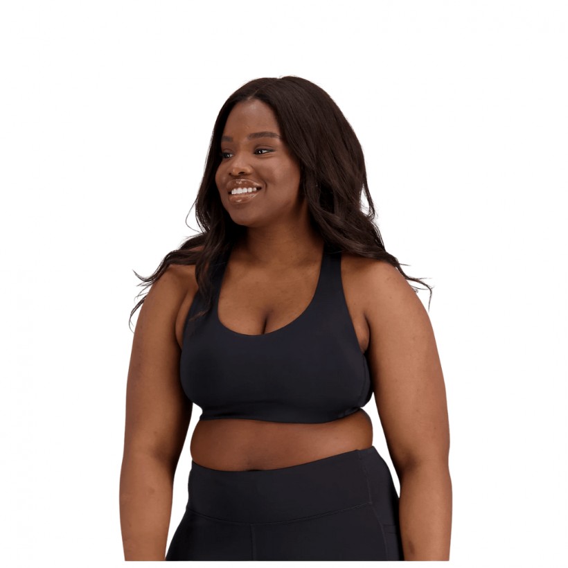 Sports Bra New Balance Fuel Bra Black Woman