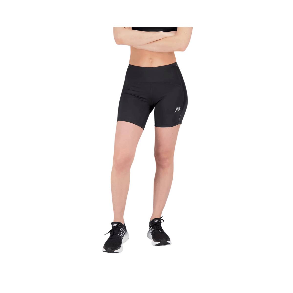 Shorts New Balance Impact Run Fitted Black Woman, Size XS