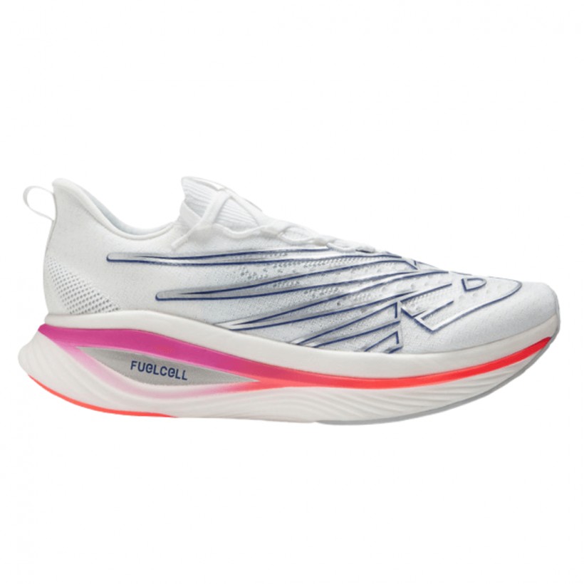 Chaussures de course New Balance FuelCell SuperComp Elite V3 Blanc Rose