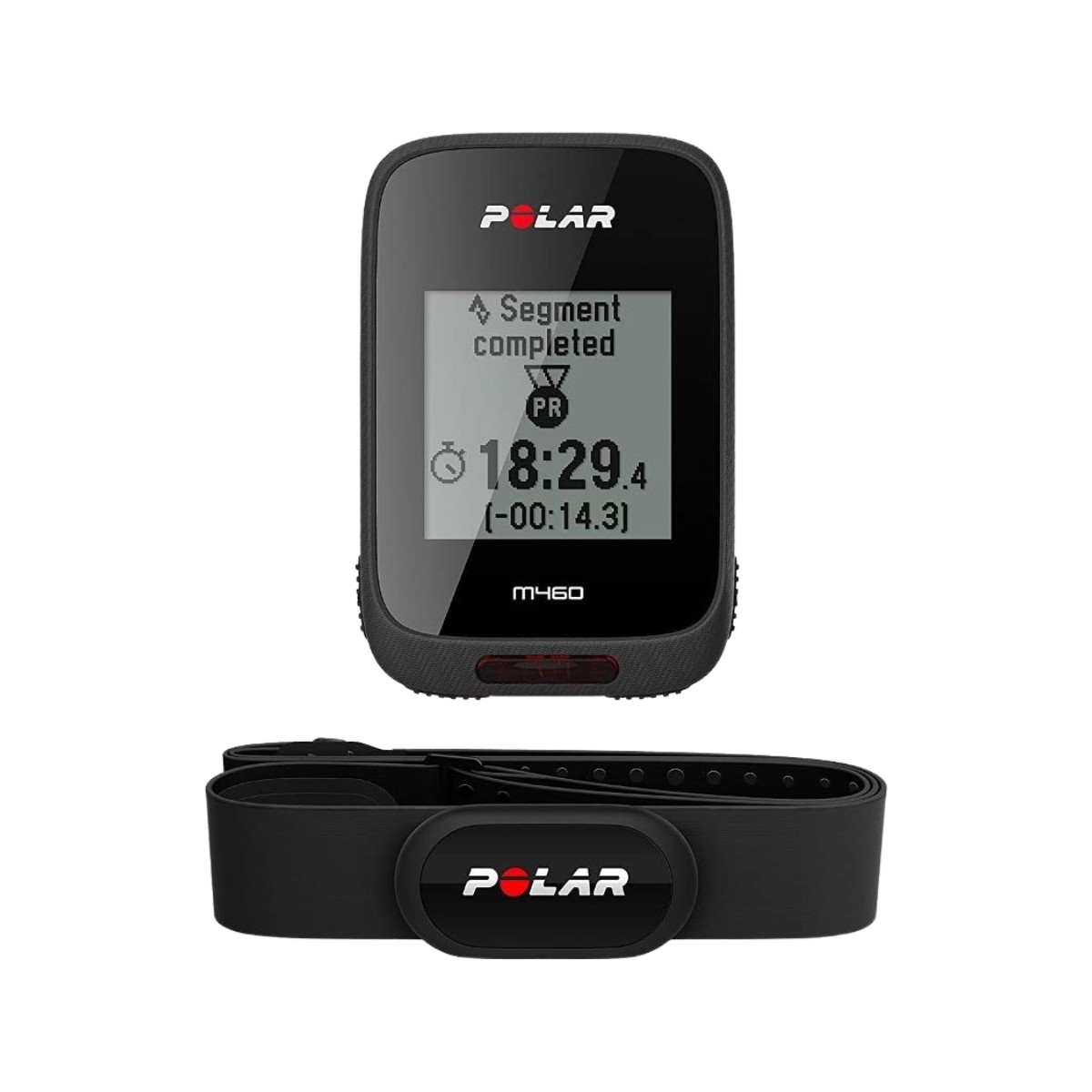 Bike computer Polar M460 HR GPS with H10 heart rate sensor black