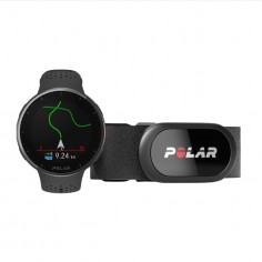 Polar Pacer Pro HR Watch with H10 heart rate sensor Black Gray