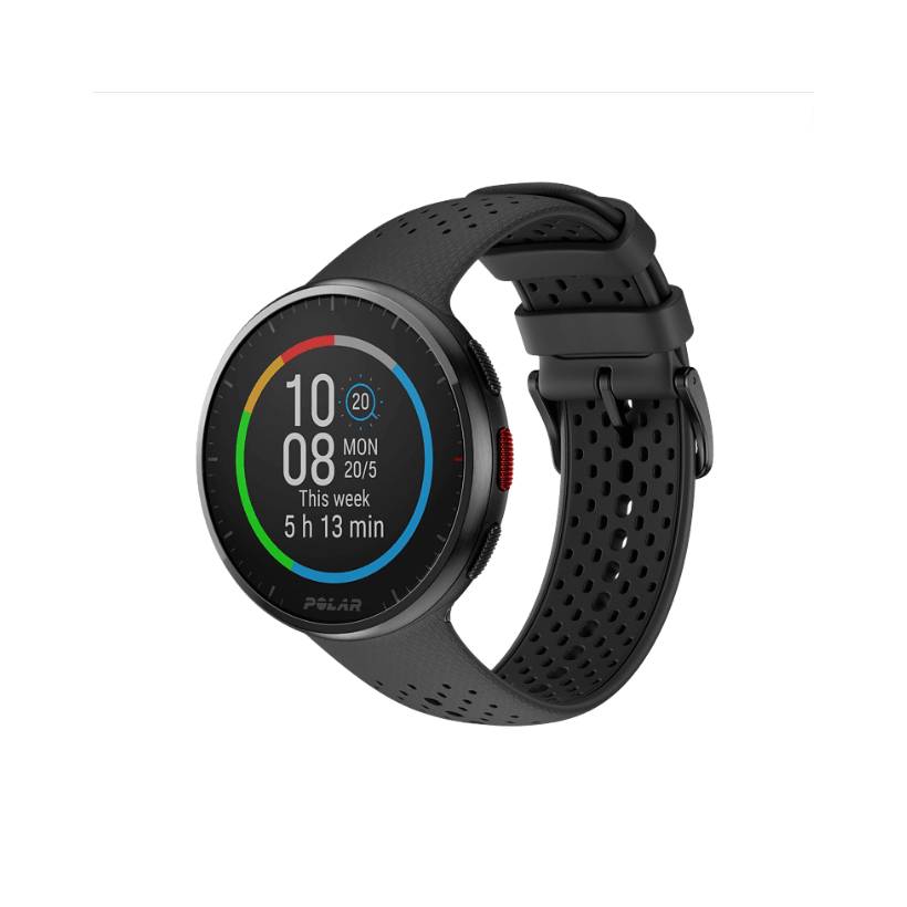 Polar Pacer Pro HR Uhr mit Herzfrequenzsensor H10 Grau Schwarz