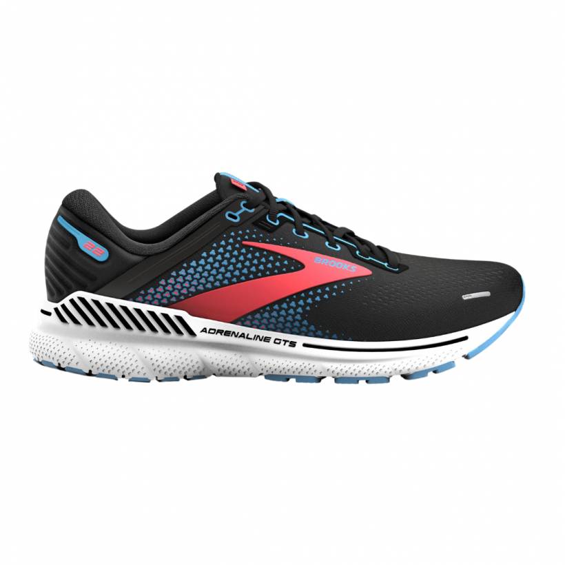 Shoes Brooks Adrenaline GTS 22 Black Blue Red SS23 Women