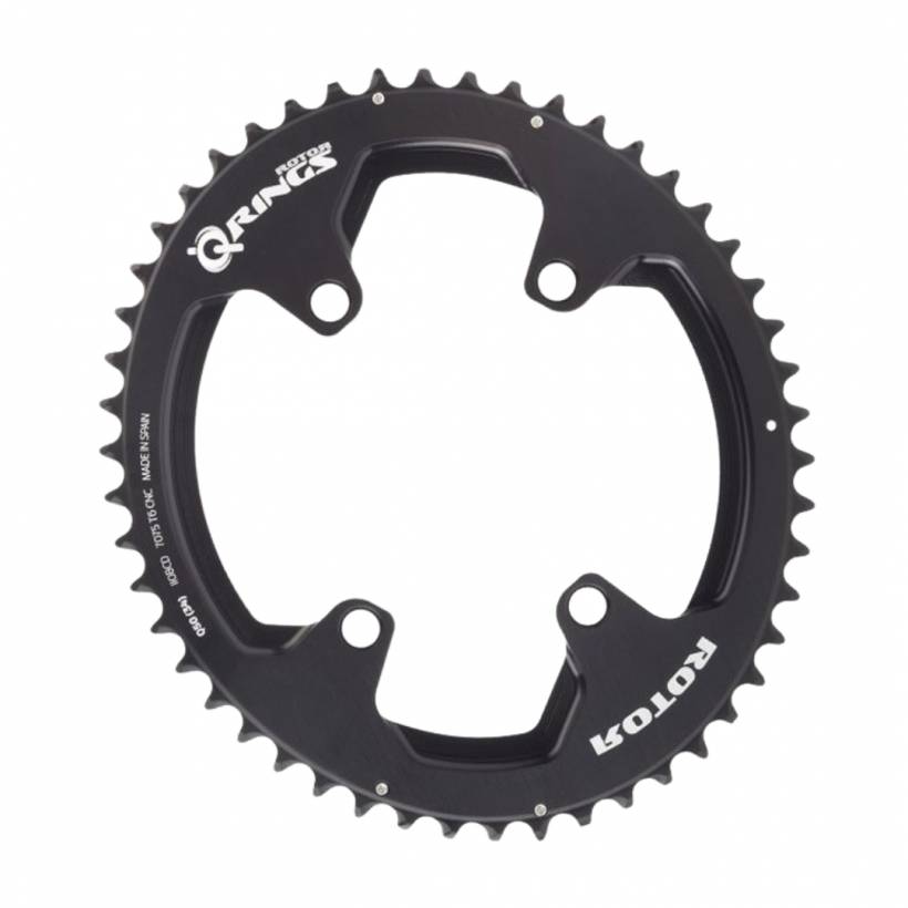 Rotor Oval Chainring Q-Ring Outer Black