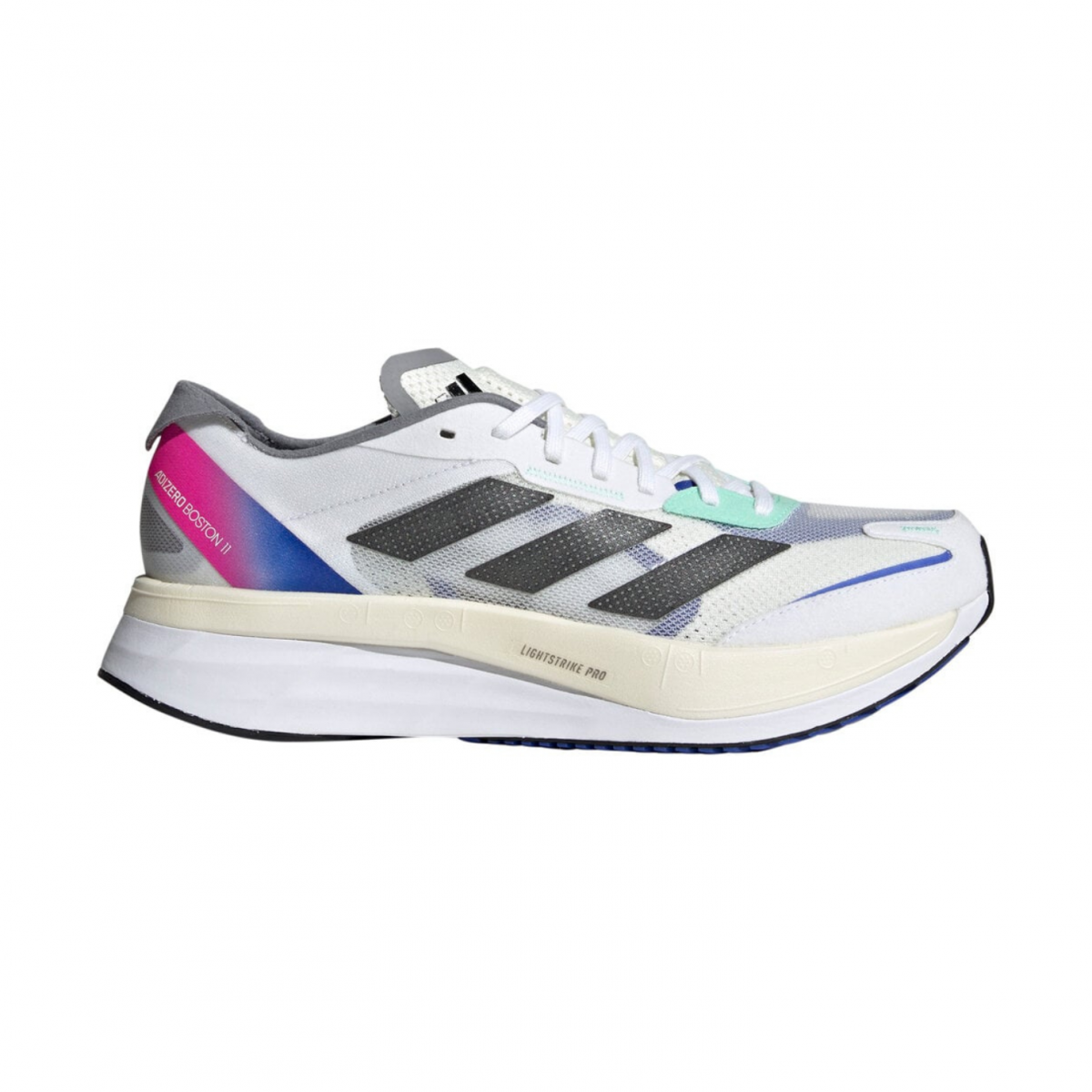 Literatura lapso encanto Adidas Adizero Boston 11 Running Shoes White Pink Blue l Free Shipping