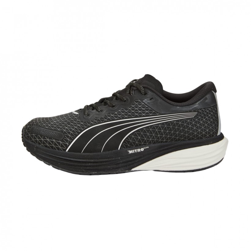 Chaussures Puma Deviate Nitro 2 WTR Noir Blanc