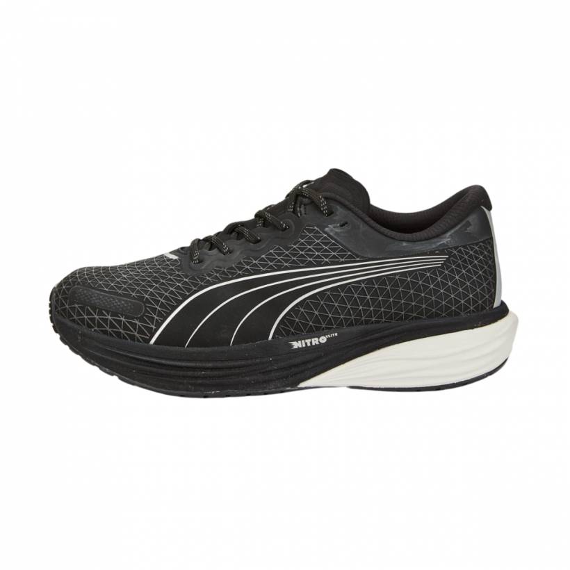 Scarpe Puma Deviate Nitro 2 WTR Nero Bianco