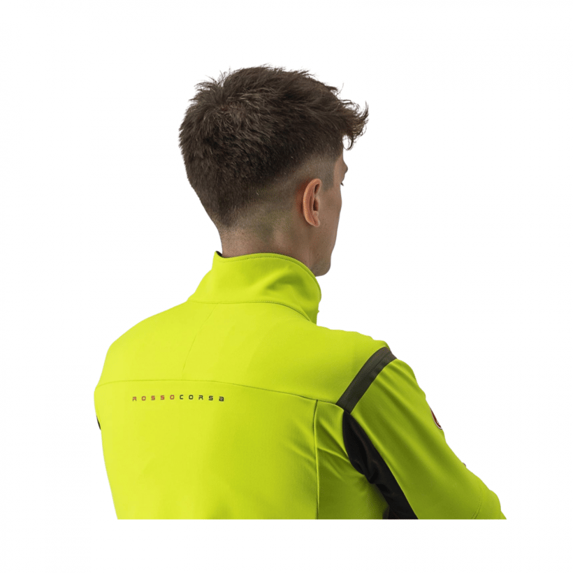 Jacke Castelli Perfetto Ros 2 Convertible Gelb