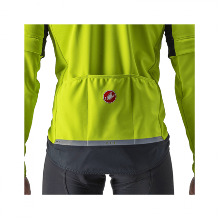 Jacke Castelli Perfetto Ros 2 Convertible Gelb