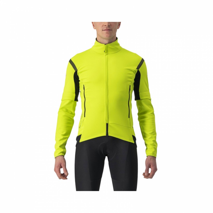 Castelli Perfetto Ros 2 Convertible Jacket żółty