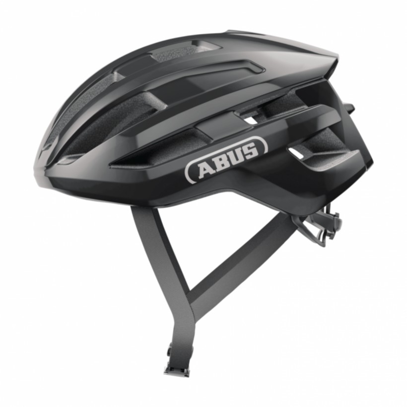 Casco Abus Powerdome nero lucido