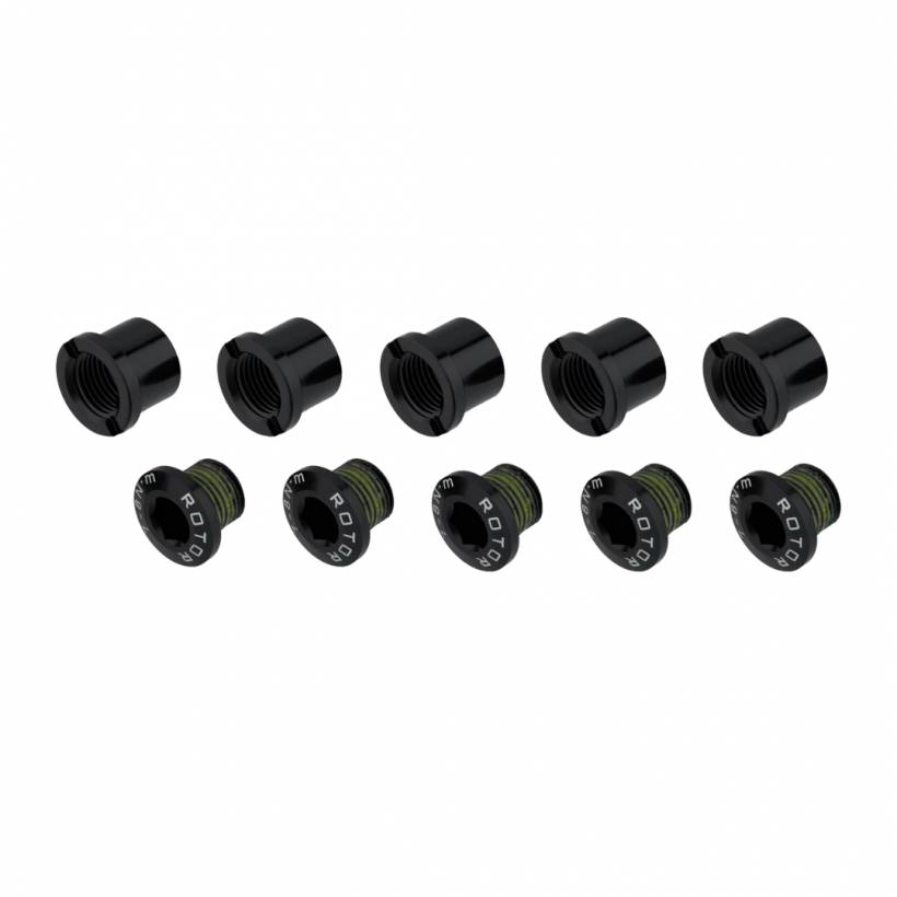 Set Tornillos de plato ROTOR Road Negro