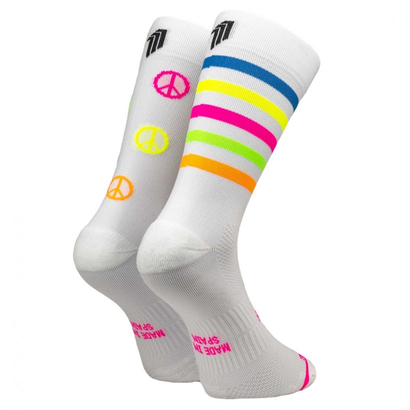Sporcks Peace Love v2 Socks White