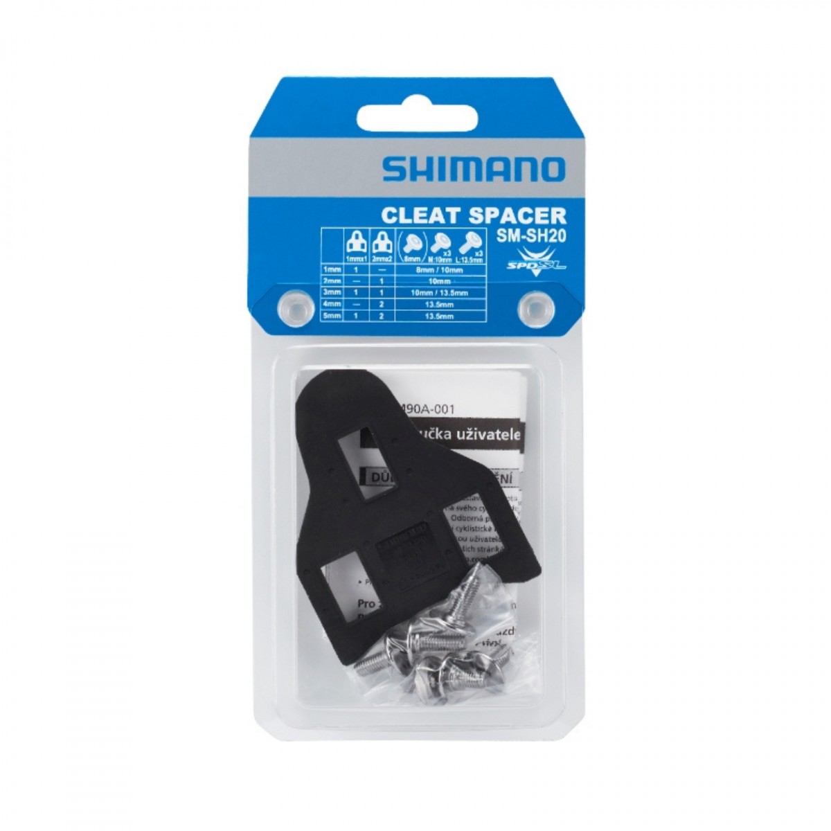 Man at günstig Kaufen-Shimano SM-SH20 Stollenabstandshalter. Shimano SM-SH20 Stollenabstandshalter <![CDATA[Shimano SM-SH20 Stollenabstandshalter
 Satz Abstandhalter unterschiedlicher Dicke für Shimano SPD-SL-Stollen]]>. 