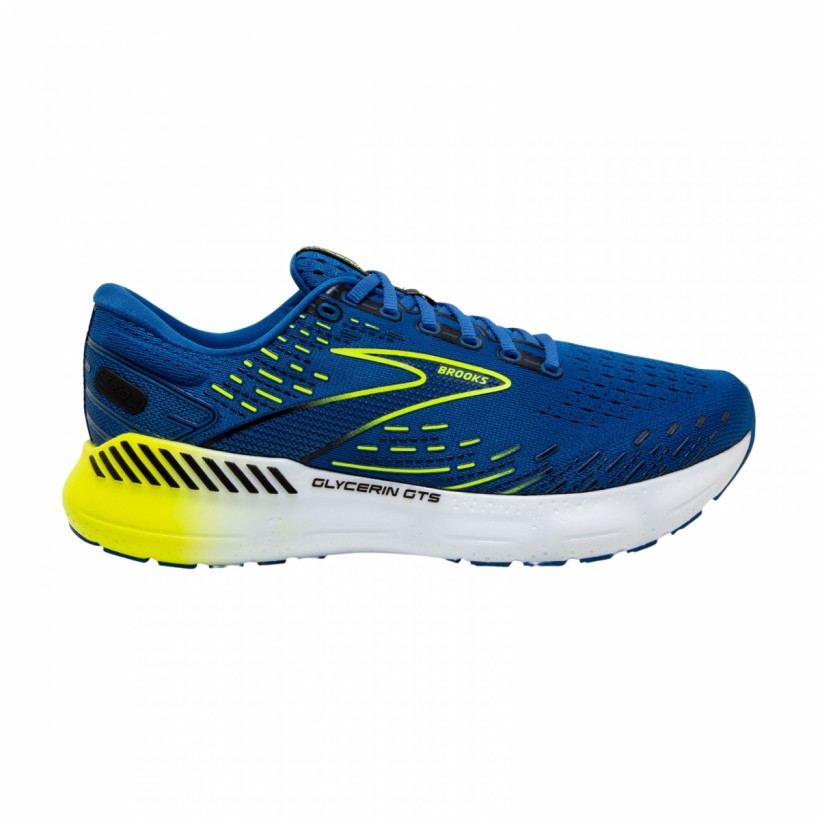 Laufschuhe Brooks Glycerin GTS 20 Blau Gelb SS23