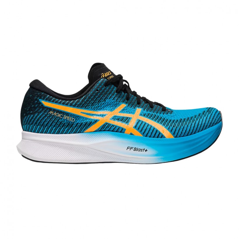Oferta Zapatillas Asics Magic Speed 2 Azul Naranja I Al Mejor Precio
