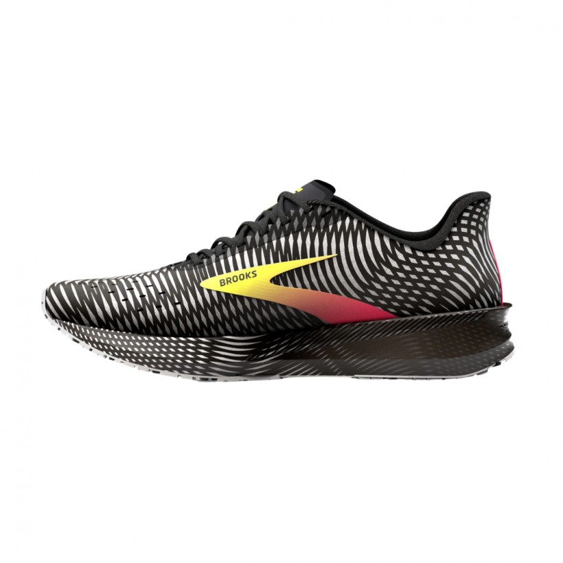 Chaussures Brooks Hyperion Tempo Noir Jaune Rouge SS23