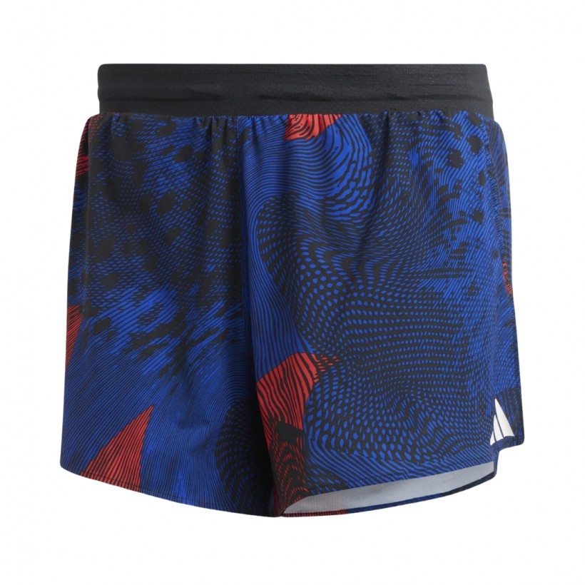Shorts Adidas Adizero Split Rot Blau