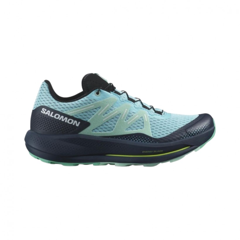 Shoes Salomon Pulsar Trail Black Light Blue SS23 Woman