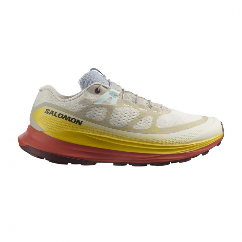 Shoes Salomon Ultra Glide 2 White Yellow Red SS23