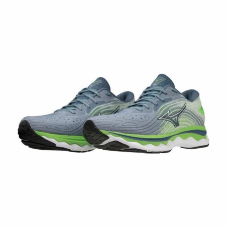 Turnschuhe Mizuno Wave Sky 6 Grün Grau SS23