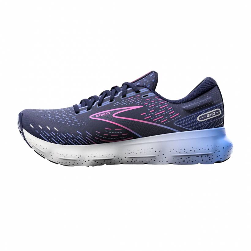 Zapatillas Brooks Glycerin 20 Azul Rosa SS23 Mujer