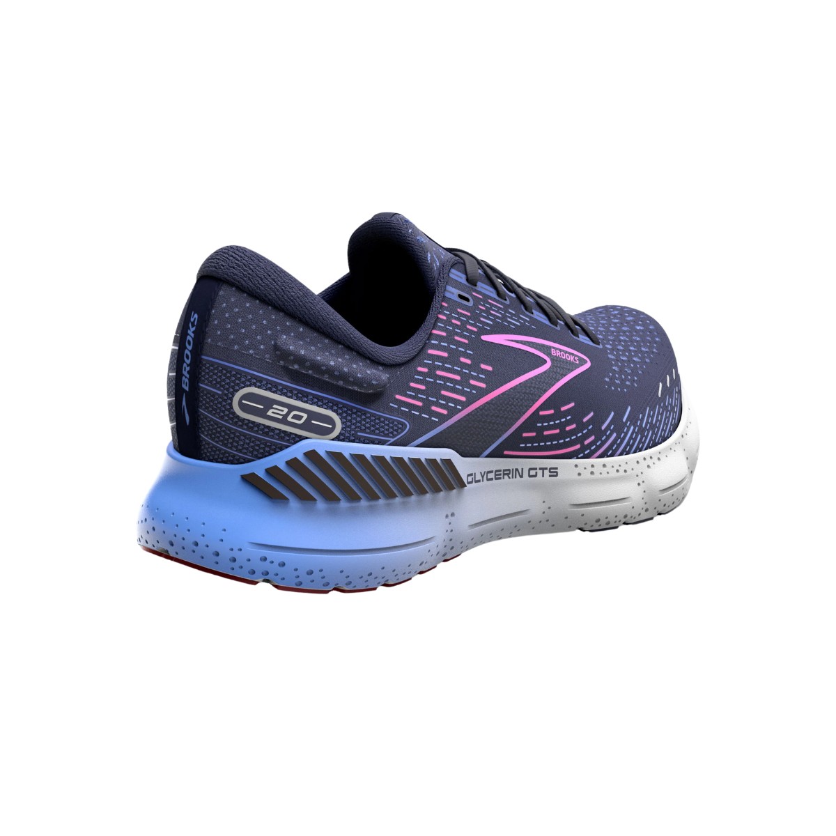 Zapatillas Brooks Glycerin GTS 20 Azul Fucsia SS23 Mujer