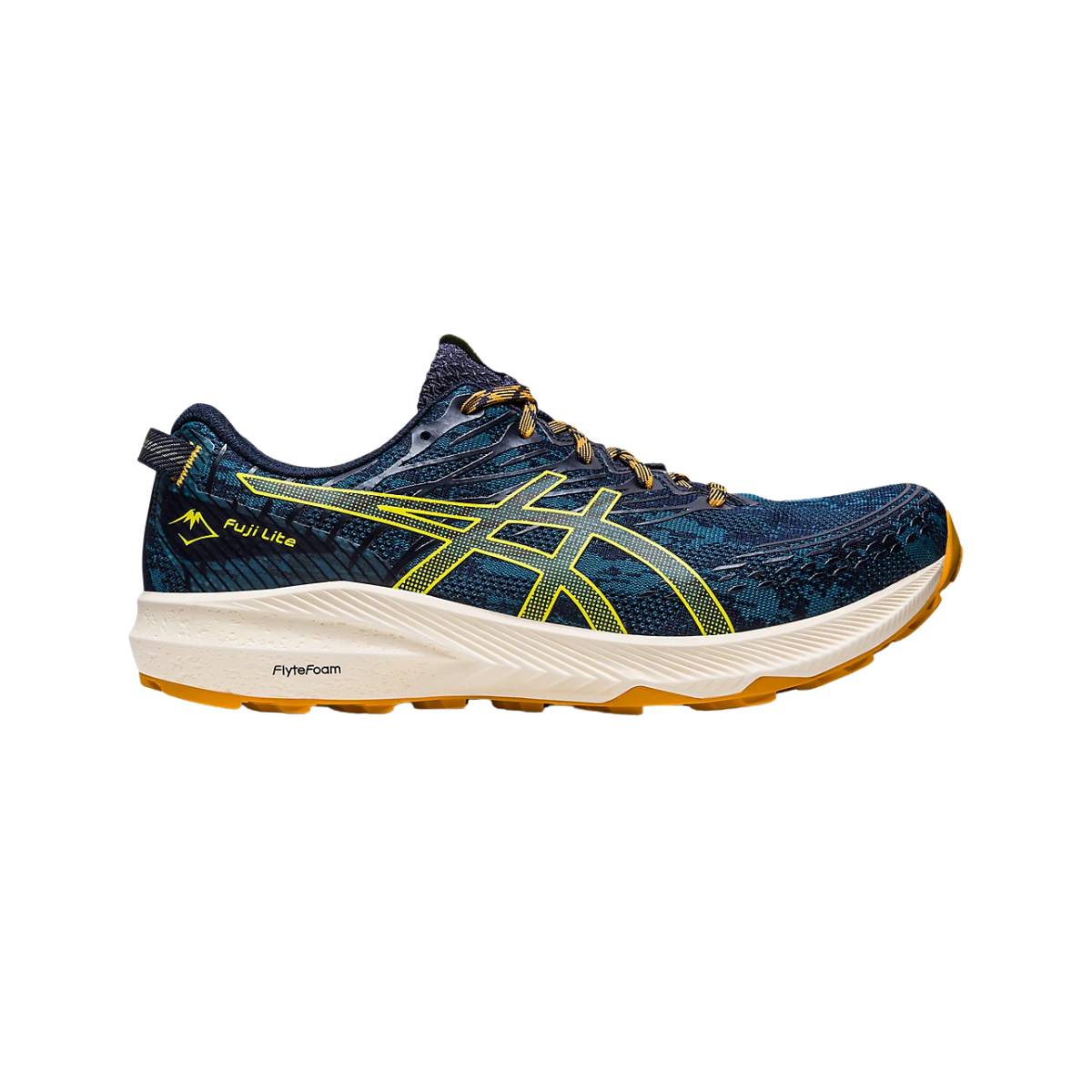 Zapatillas Asics Fuji Lite 3 Azul Amarillo SS23, Talla 46 - EUR