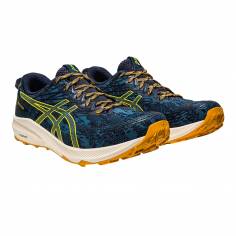 Chaussures Asics Fuji Lite 3 Bleu Jaune SS23