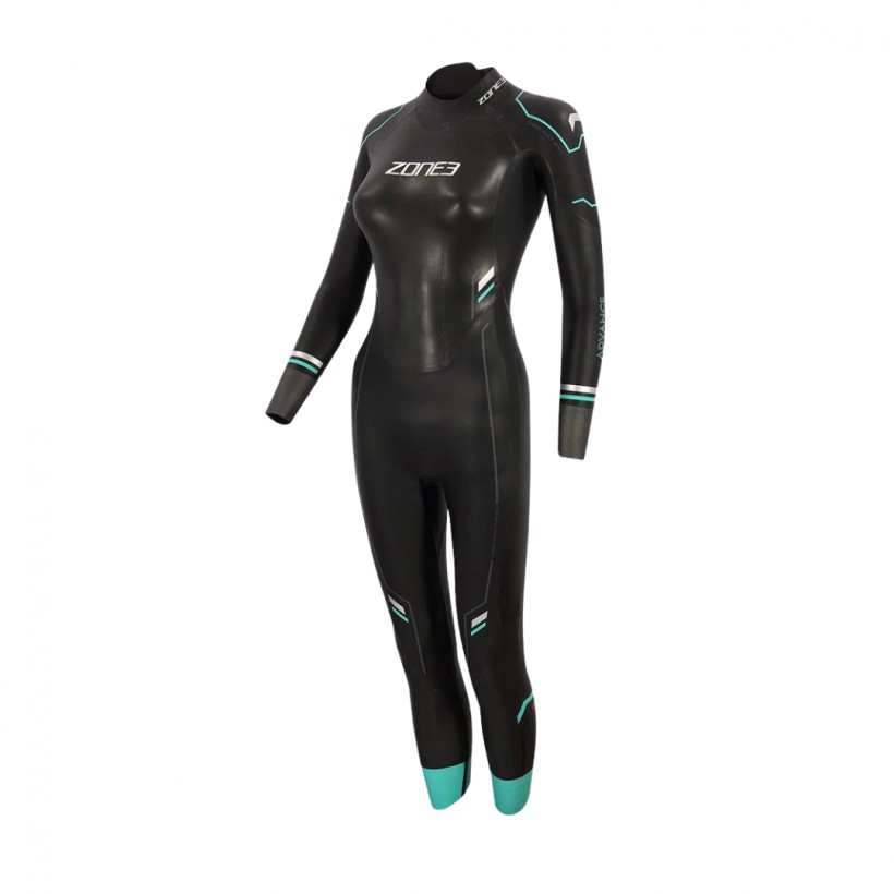 Zone3 Advance Wetsuit Black Blue Woman 2021