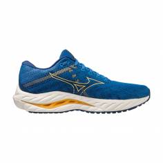 Chaussures Mizuno Wave Inspire 19 Bleu Jaune SS23