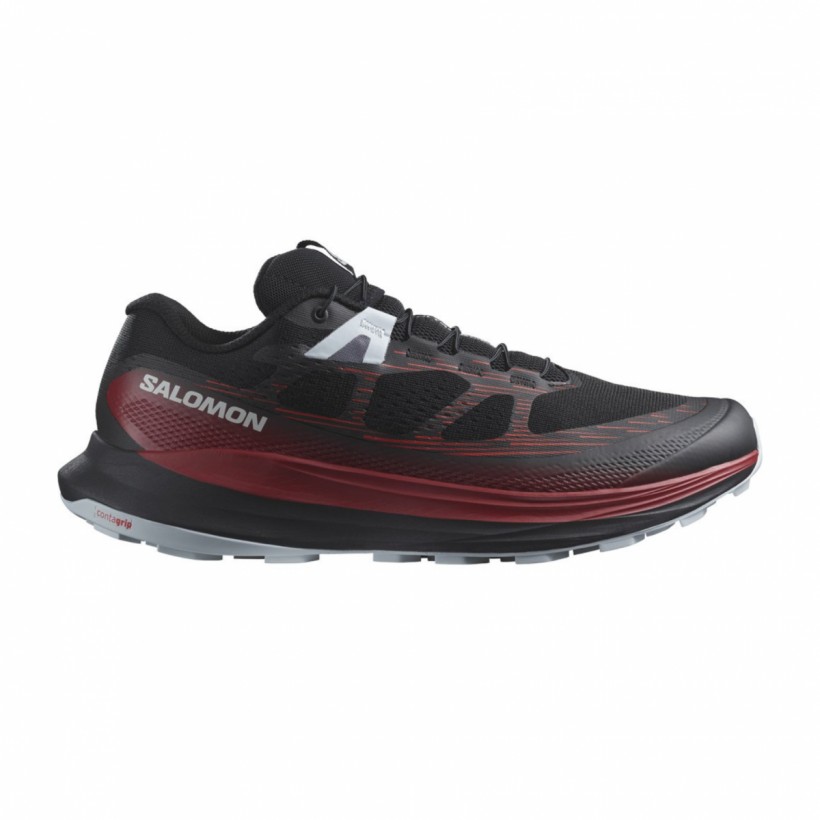 Sapatos Salomon Ultra Glide 2 Preto Vermelho SS23