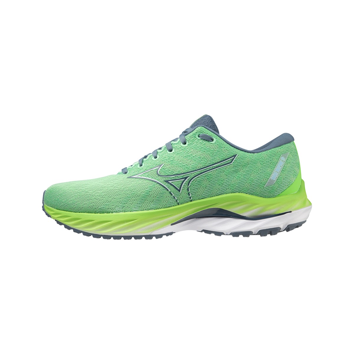 Mizuno Wave Inspire 19 Sapatos Verde Preto SS23 Envio gr tis