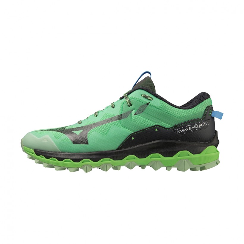 Tênis Mizuno Wave Mujin 9 Verde Preto SS23