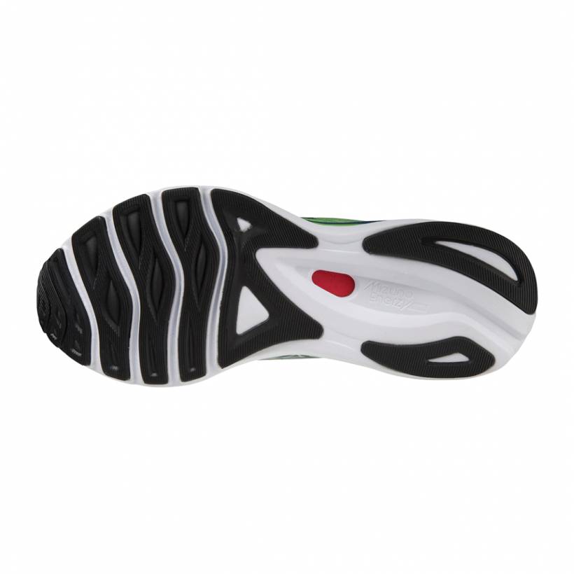 Sapatos Mizuno Wave Sky 6 verde cinza SS23